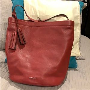 Gorgeous red coach purse